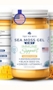 Sea Moss Black Seed Oil Ashwagandha Ginger - Made with Irish Seamoss