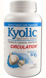 Kyolic, Garlic 106 with Vitamin E and Cayenne, 200 Count