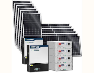 ExpertPower 20KWH 6480W 48V Solar Power System Kit