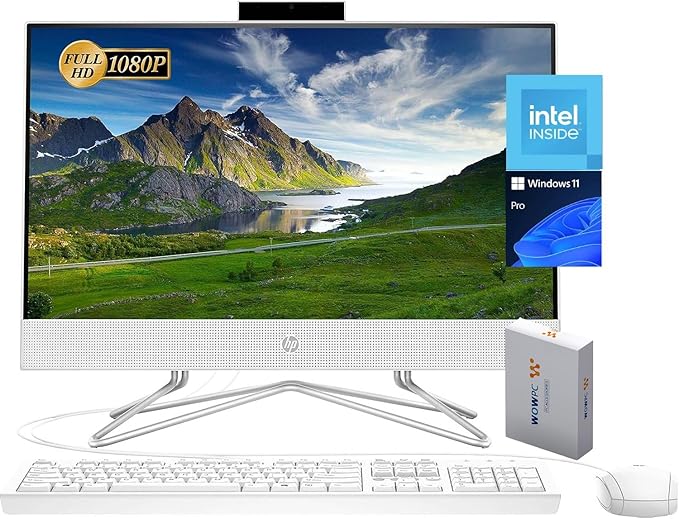 HP 22 inch All-in-One Desktop PC 2024 Latest
